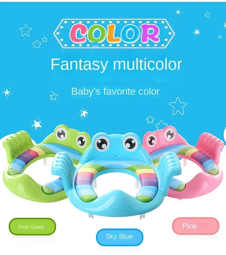 Baby Toilet Seat Child Safety Seat Child with Hand-held Toilet Seat Outdoor Travel Training Baby Toilet Cushion