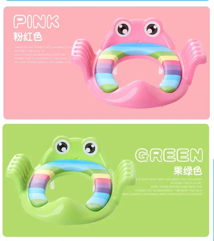 Baby Toilet Seat Child Safety Seat Child with Hand-held Toilet Seat Outdoor Travel Training Baby Toilet Cushion